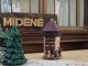 Ceramic Cone Incense Holder | Room Decoration | Collectible miniature of the original Rheinturm Tower in Konstanz, Germany | R261 Midene