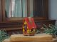 Ceramic Cone Incense Holder | Room Decoration | Collectible miniature Timbered House | R504 YR Midene