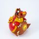 Red dragon garden decoration