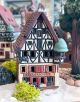 Ceramic house incense burner Marienapotheke in Rothenburg, 10 cm R278