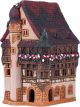Incense Holder House in Colmar. Clay, Room Decor, Miniatures R256