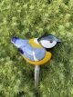 Ceramic decoration for garden Bullfinch bird | Outdoor Figurine | GK607-2  Midene